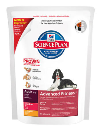 Science Plan Canine Adult Advanced Fitness Medium Chicken