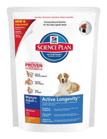 Science Plan Canine Mature Adult 7+ Active Longevity Medium Chicken